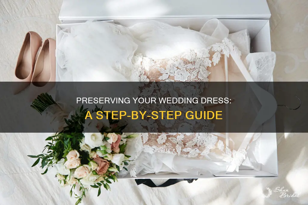 how to get wedding dress preserved