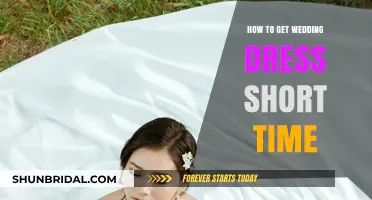Finding Your Dream Wedding Dress in a Hurry