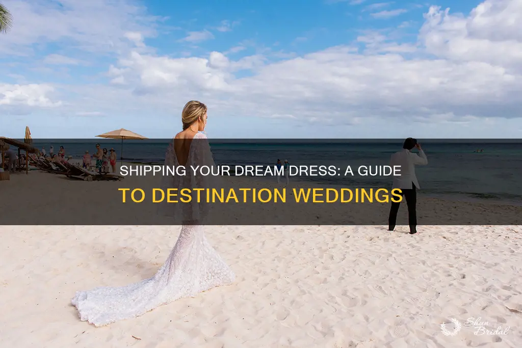 how to get wedding dress to destination