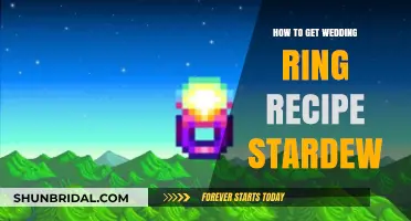 Unlocking the Wedding Ring Recipe in Stardew Valley