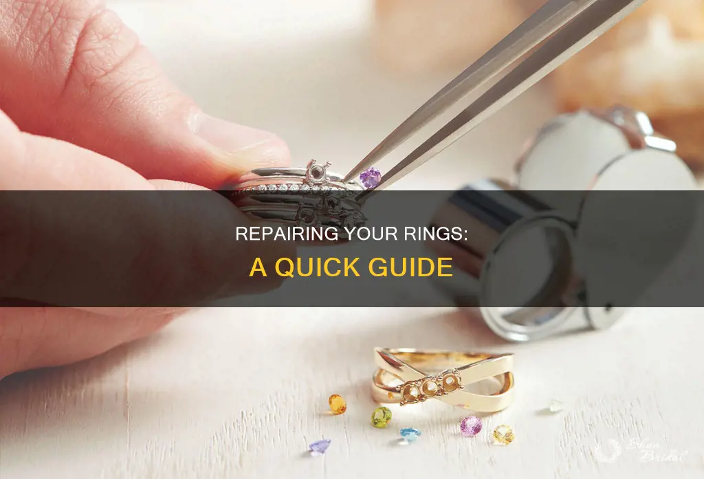 how to get wedding rings and other rings repaired