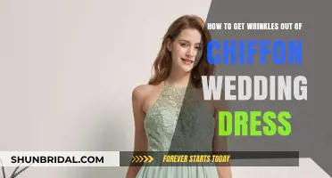 Steaming, Ironing, and Beyond: Wrinkle-Free Chiffon Wedding Dress