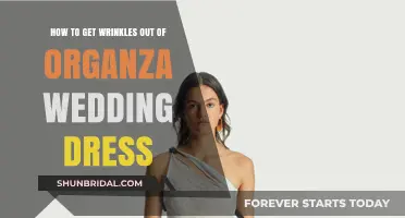 Wrinkle-Free Organza Wedding Gown: Tips and Tricks