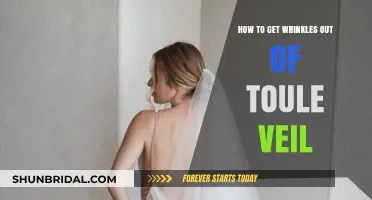 Effortless Veil Care: Removing Wrinkles from Your Tulle Veil