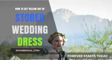 Removing Yellow Stains from Your Wedding Dress