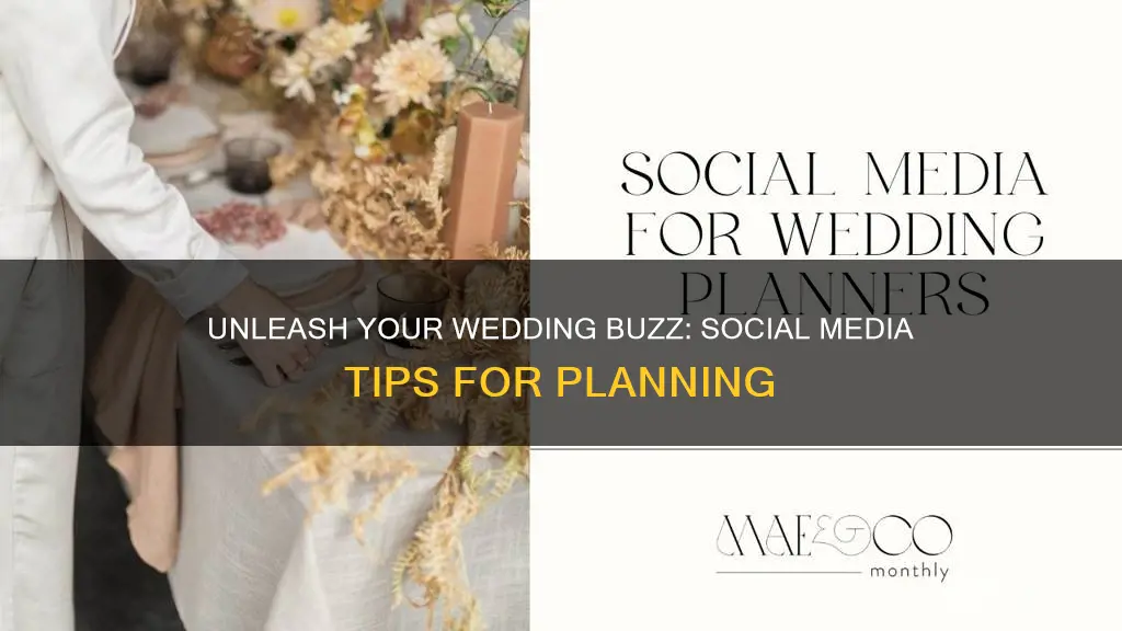 how to get your wedding planning social media started