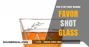 Creative Ways to Gift Wrap Wedding Favor Shot Glasses