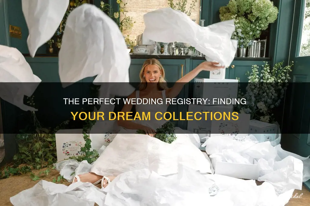 how to gind sets or collections for wedding registry