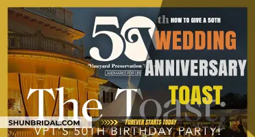 Crafting the Perfect 50th Wedding Anniversary Toast: Tips and Ideas