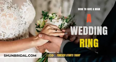 The Perfect Moment: Presenting His Wedding Band