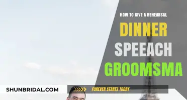 Mastering the Groomsman's Rehearsal Dinner Speech: Tips and Tricks