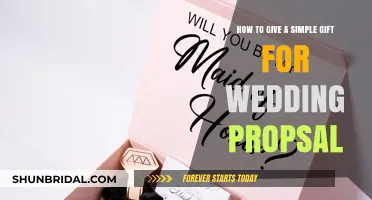 Thoughtful Wedding Proposal Gifts: Simple Ideas for a Memorable Moment