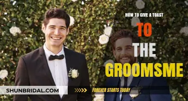 Mastering the Art of Toasting the Groomsmen: Tips and Tricks