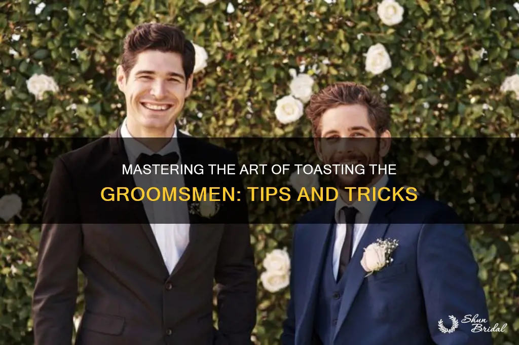 how to give a toast to the groomsmen