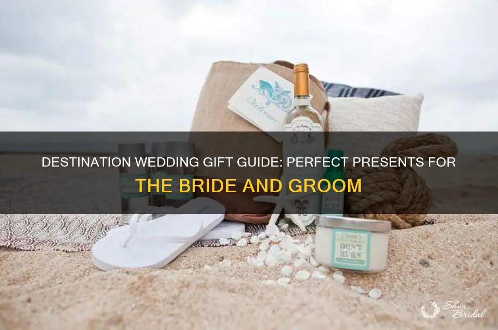 how to give bride and groom a gift destination wedding