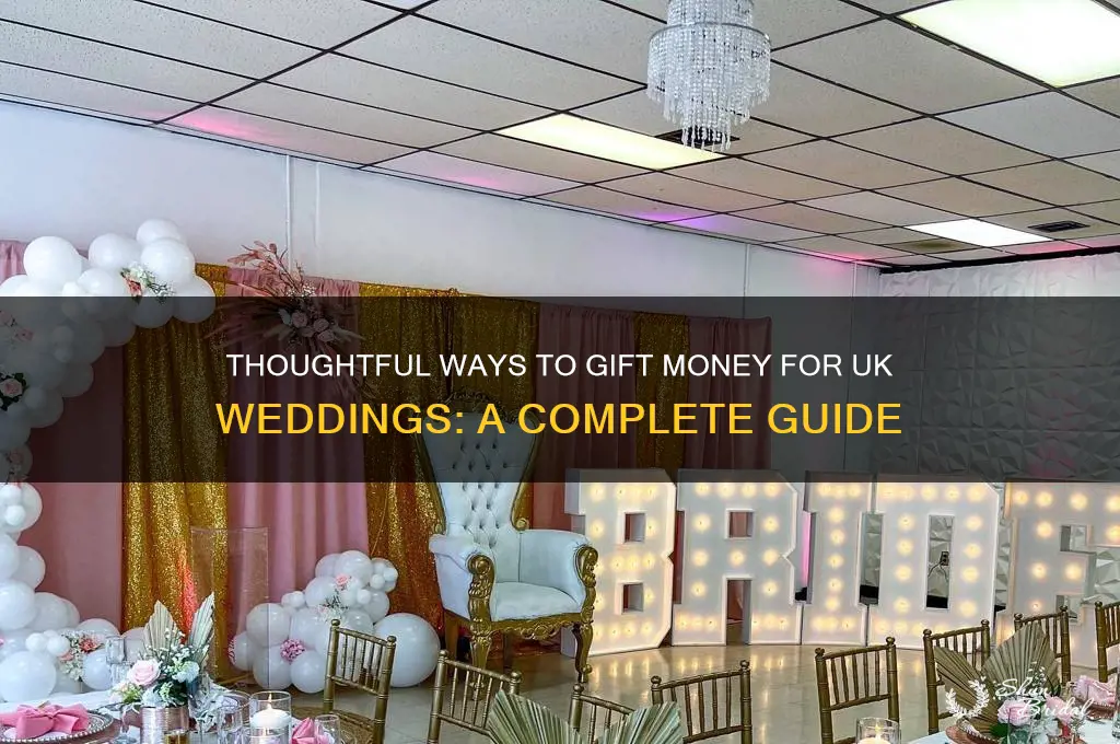 how to give money as a wedding gift uk
