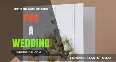 Creative Ways to Gift Multiple Gift Cards for a Wedding Celebration