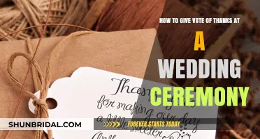 Mastering the Art of a Heartfelt Wedding Vote of Thanks