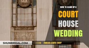 Elegant Courthouse Wedding: Simple Tips to Add Glamour and Style
