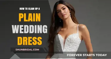 Glamourous Ways to Elevate a Simple Wedding Dress