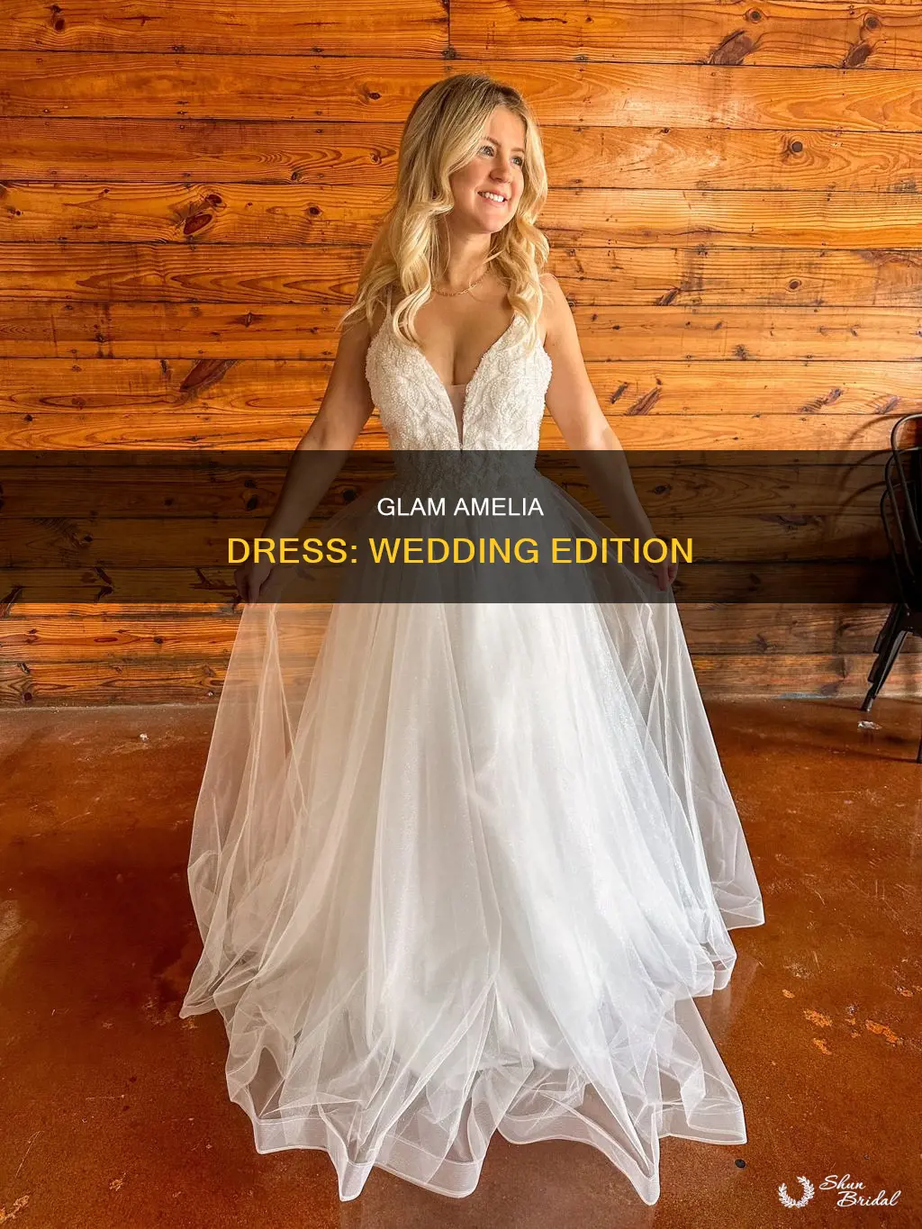 how to glamorize amelia dress for wedding