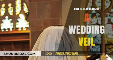 Elegant DIY: Gluing Beads onto Your Wedding Veil Step-by-Step