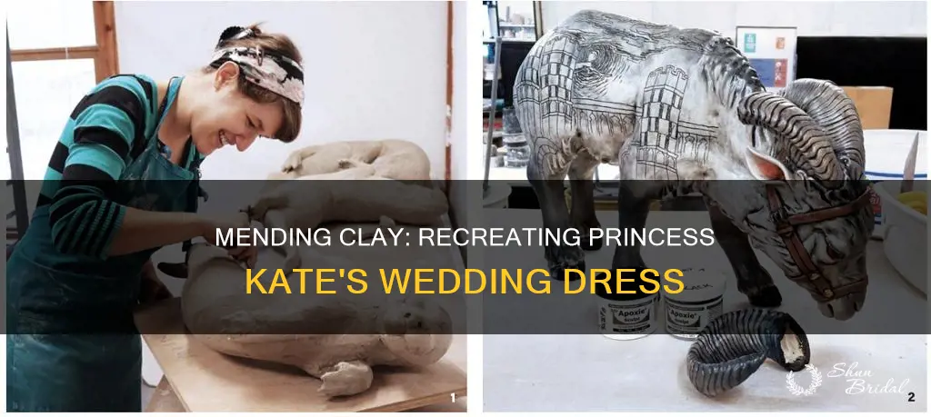 how to glue clay back together princess kate