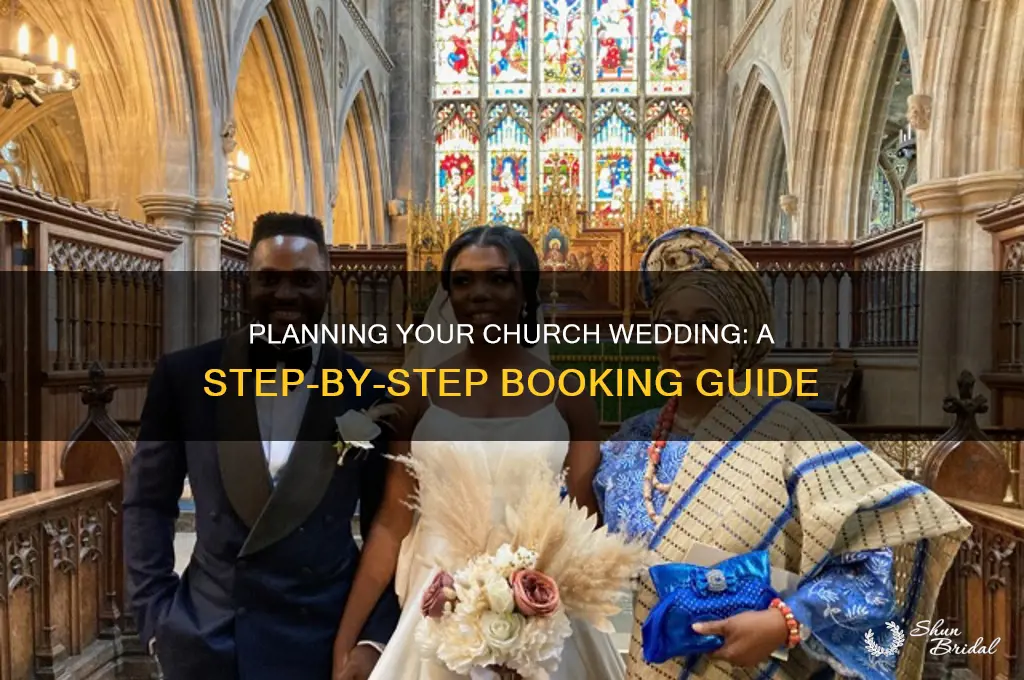 how to go about booking a church wedding