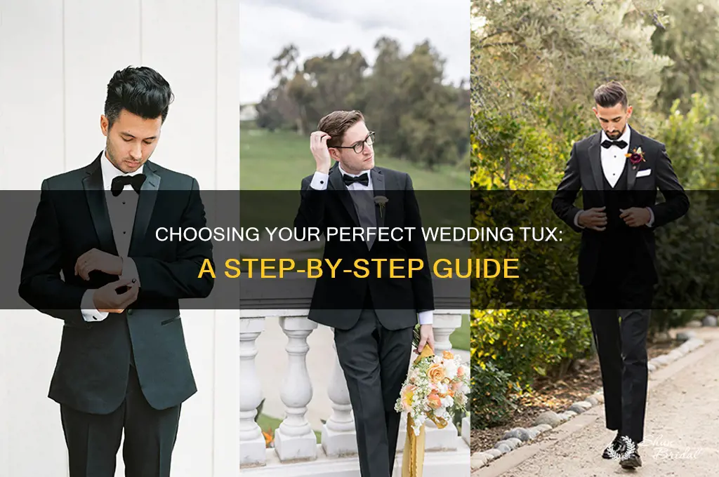 how to go about choosing a wedding tux