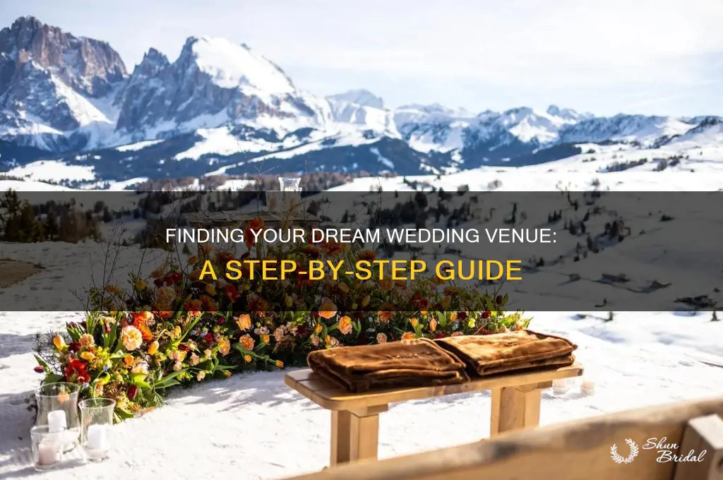 how to go about search for a wedding venue
