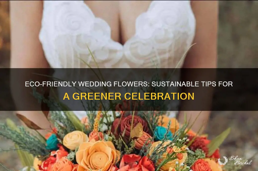 how to go green for wedding flowers