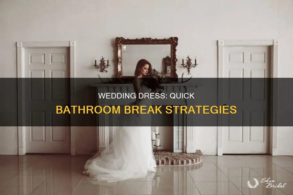 how to go pee in a wedding dress