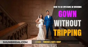 Graceful Steps: Avoiding Trips in Your Wedding Gown Upstairs