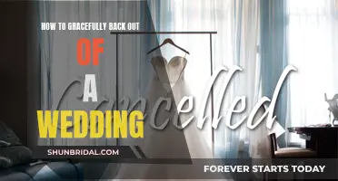Withdrawing from a Wedding: Navigating Graceful Exits
