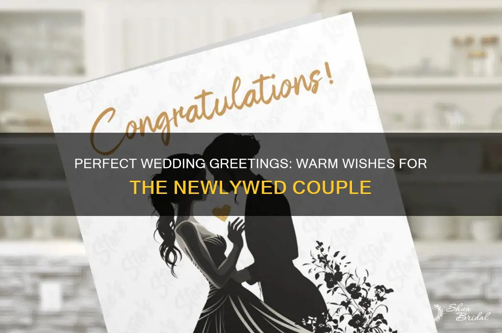 how to greet a wedding couple