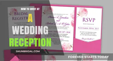 Greeting Guests: Wedding Reception Etiquette