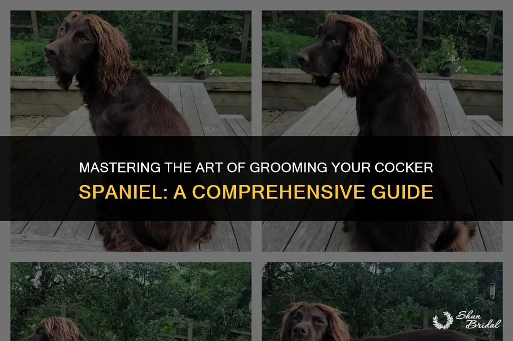 how to groom a cocker
