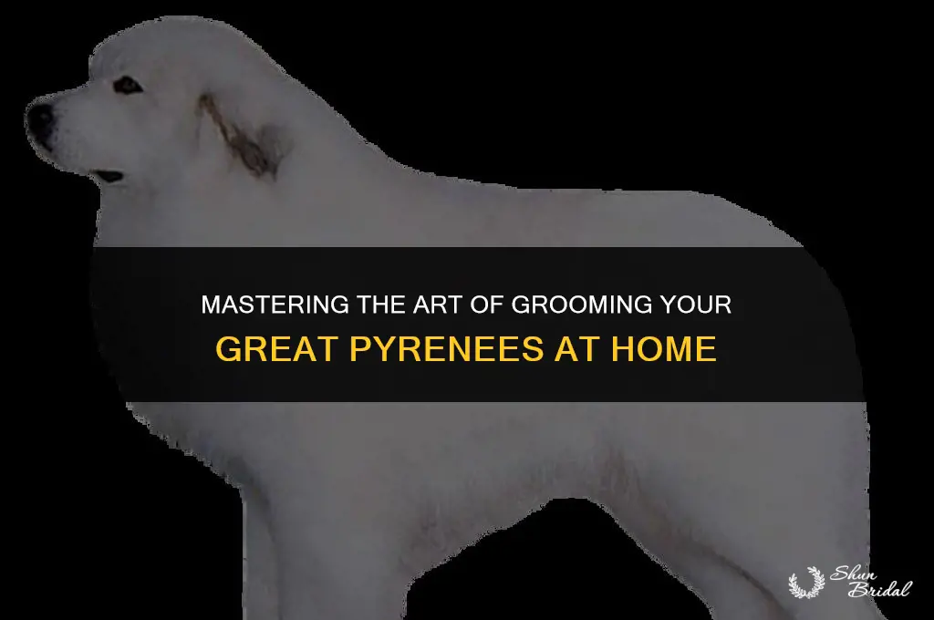 how to groom a great pyrenees at home