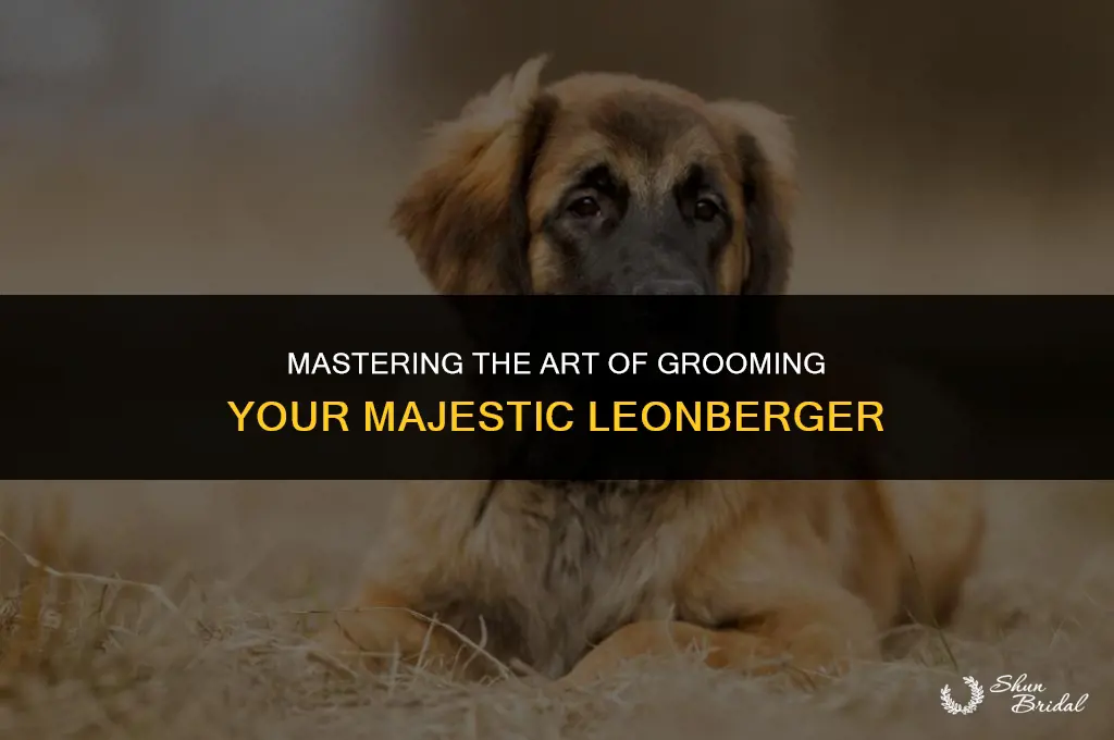 how to groom a leonberger