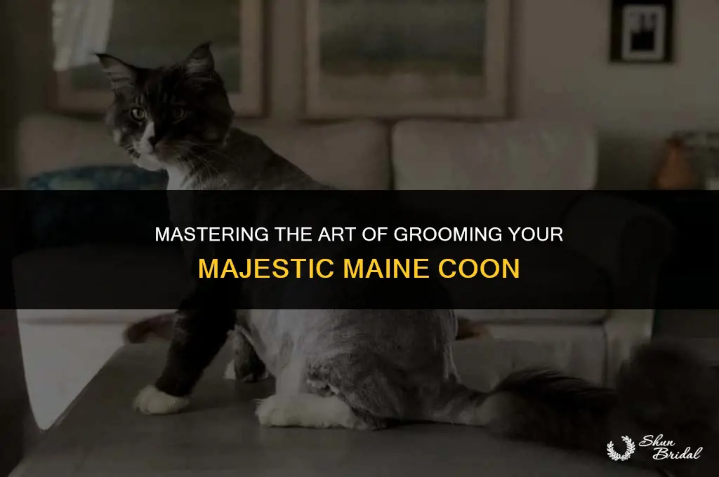 how to groom a maine coon