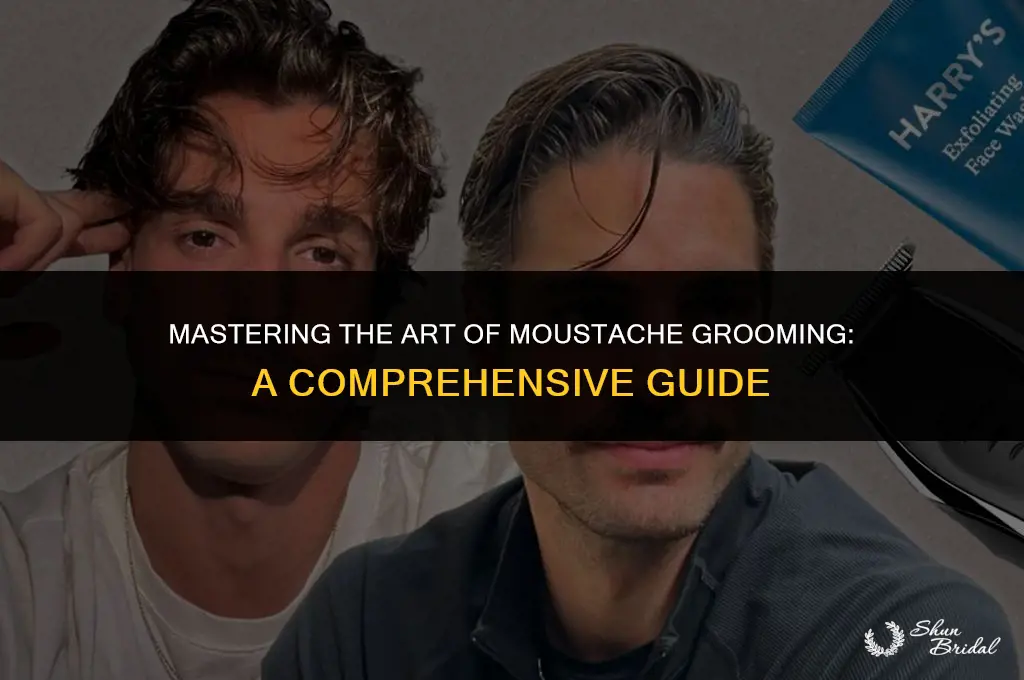 how to groom a moustache