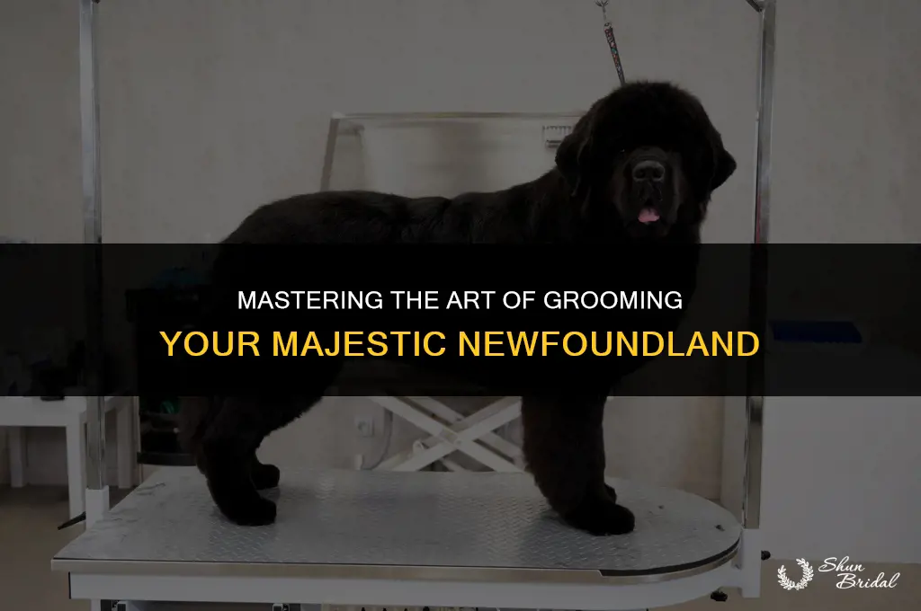 how to groom a newfoundland