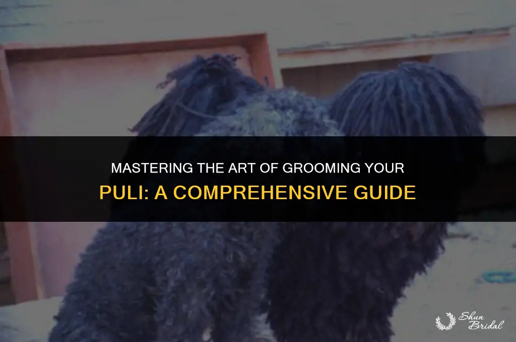 how to groom a puli