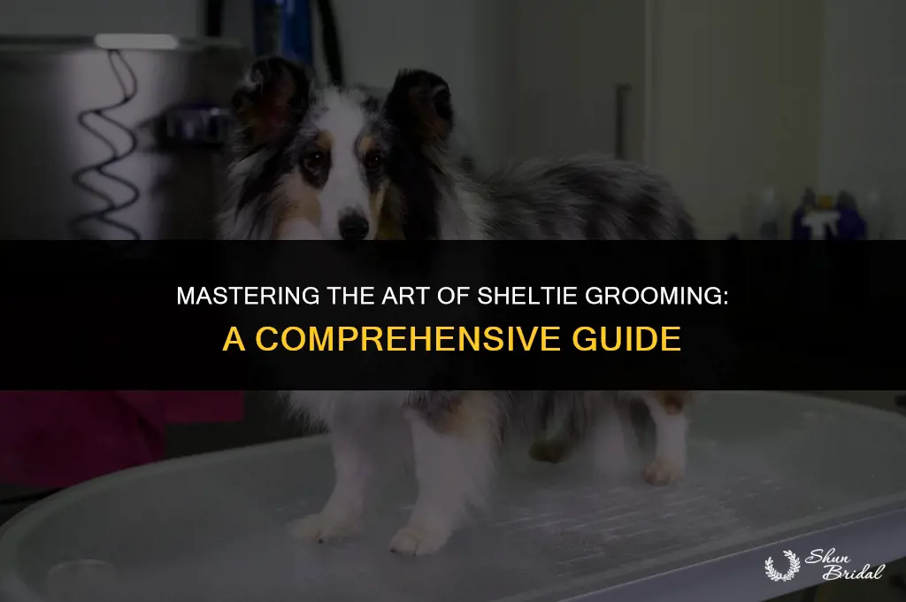 how to groom a sheltie