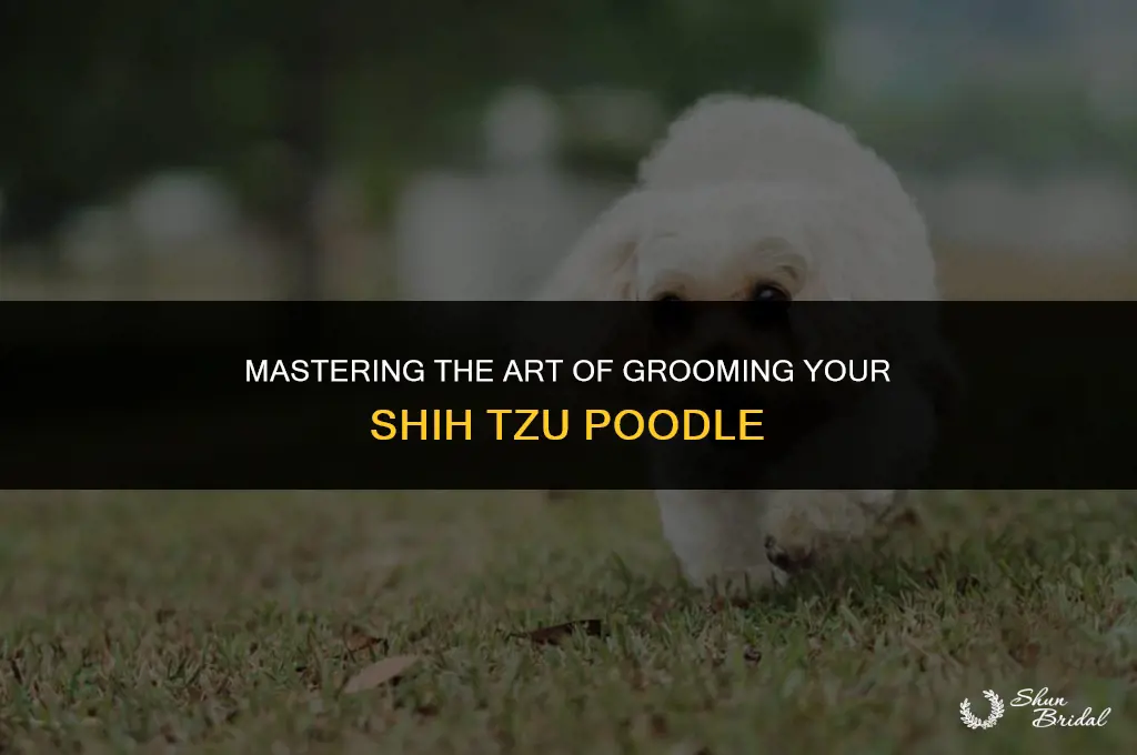 how to groom a shih tzu poodle
