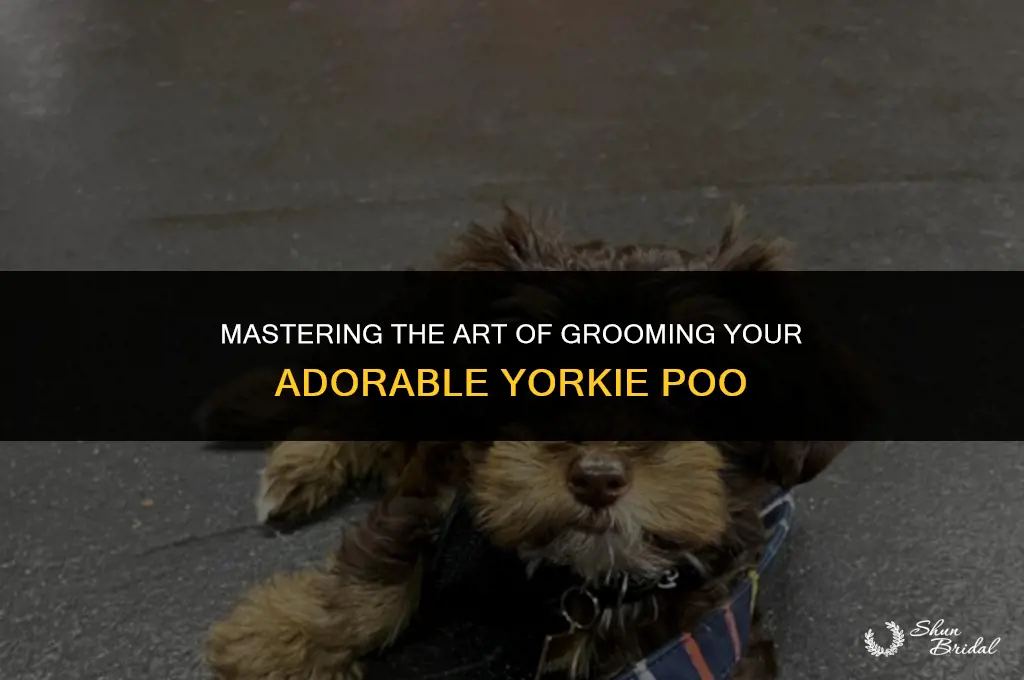 how to groom a yorkie poo