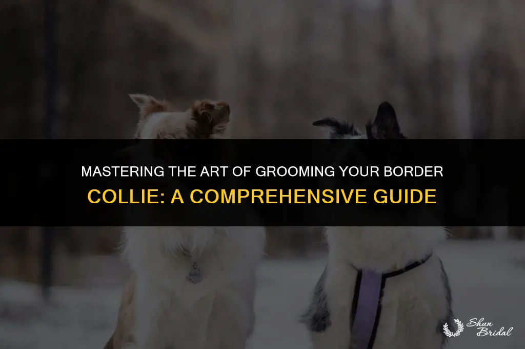 how to groom border collie