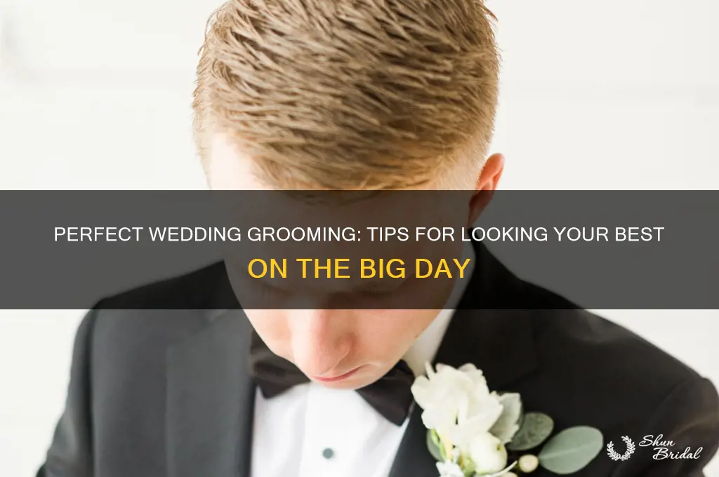 how to groom for a wedding