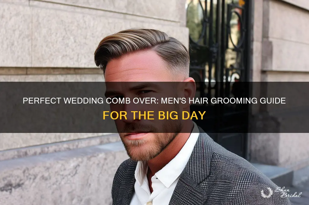 how to groom hair men comb over wedding