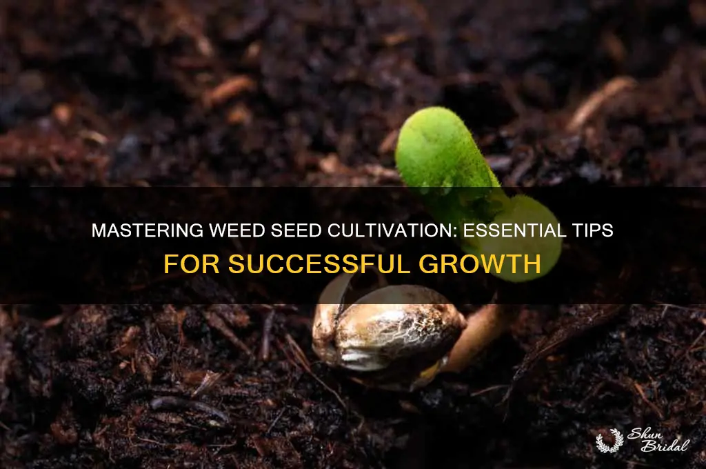 how to grow wed seeds